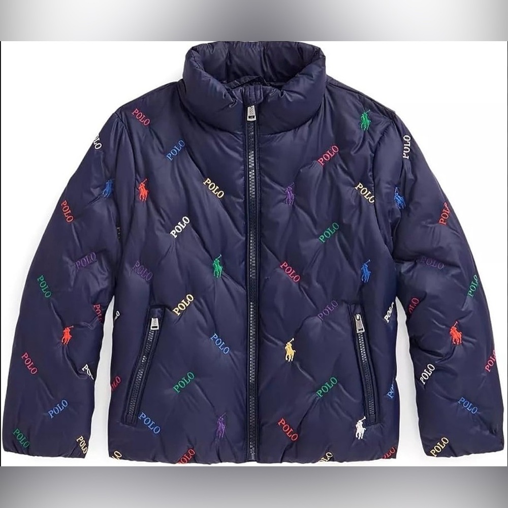 Ralph Lauren POLO Toddler Logo Downs Jacket - NEW